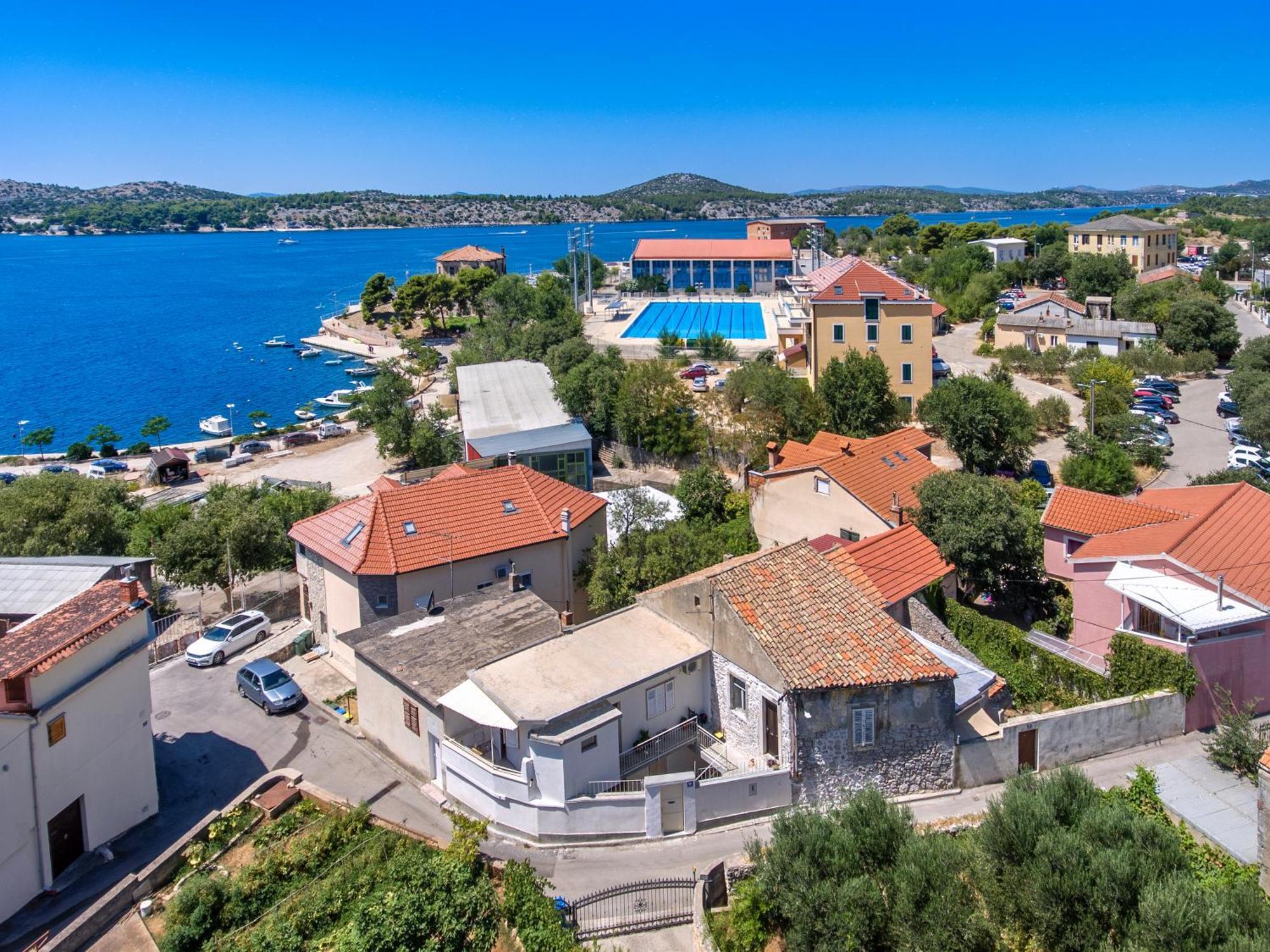 Studio Apartman Casa Lambasa Шибеник Экстерьер фото
